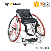 Алюминиевая спортивная инвалидная коляска Topmedi с ручным управлением для баскетбола